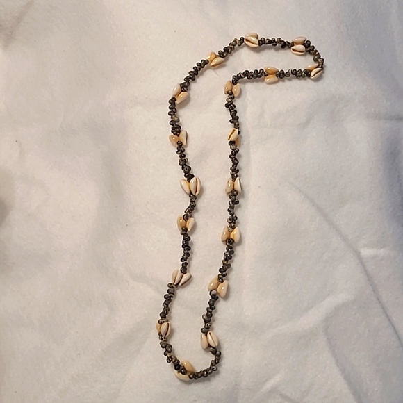 Shell Necklace - Tiny Snail Shell - Picture 3 of 3